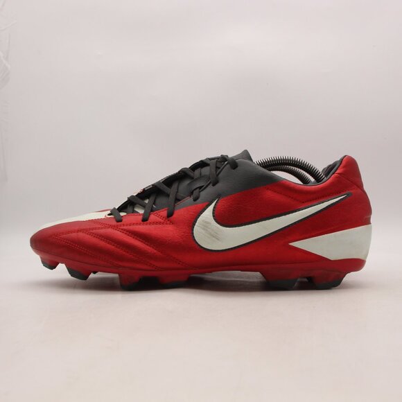 Nike T90 Total 90 Shoot IV 4 FG Soccer Cleats Boots Mens 12 Red Black 472547-610
